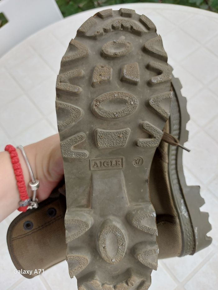 Bottine femme vert kaki AIGLE - photo numéro 4