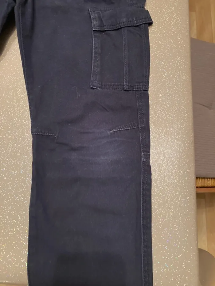 Pantalon bleu marine 7ans H.M - photo numéro 8