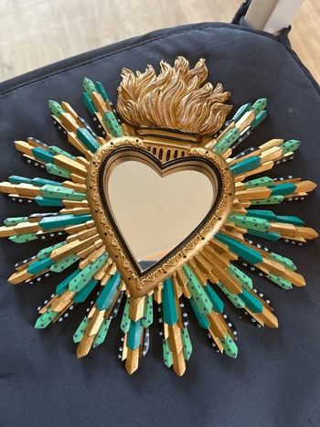 Ex voto. Miroir. Cœur sacré 