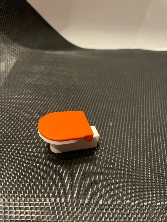 Playmobil WC cuvette toilettes blanc et marron salle de bain maison pièces détachées - photo numéro 2