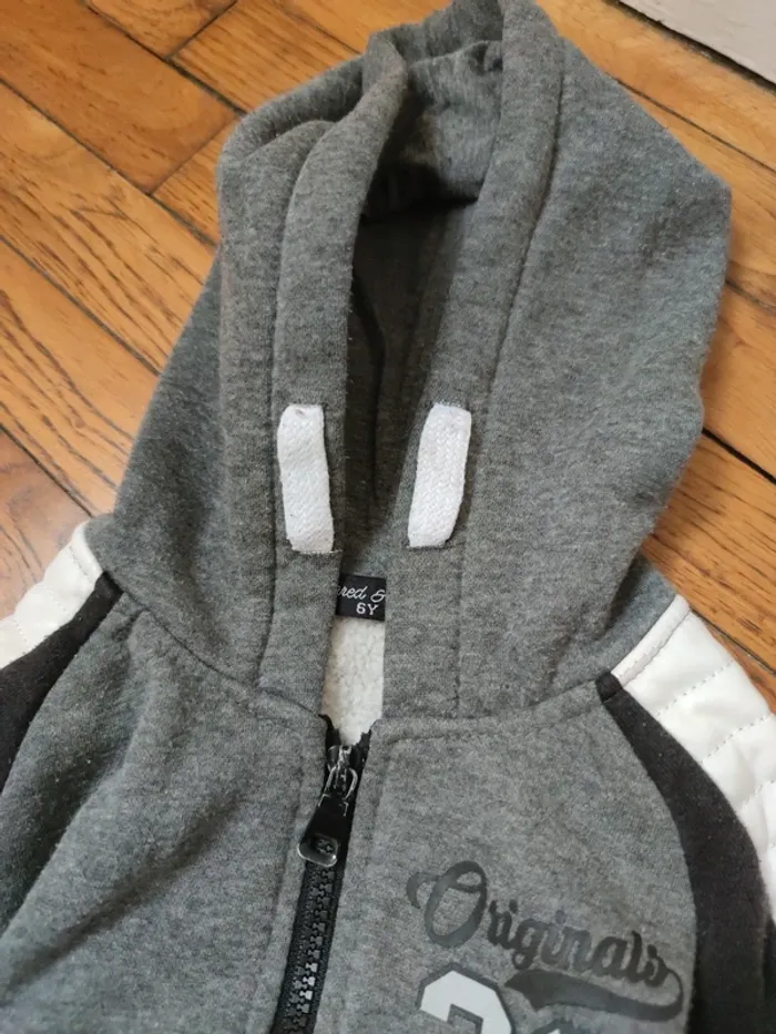 Gilet zippé 6 ans,116cm - photo numéro 6