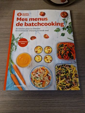 Livre mes menus de batchcooking ww