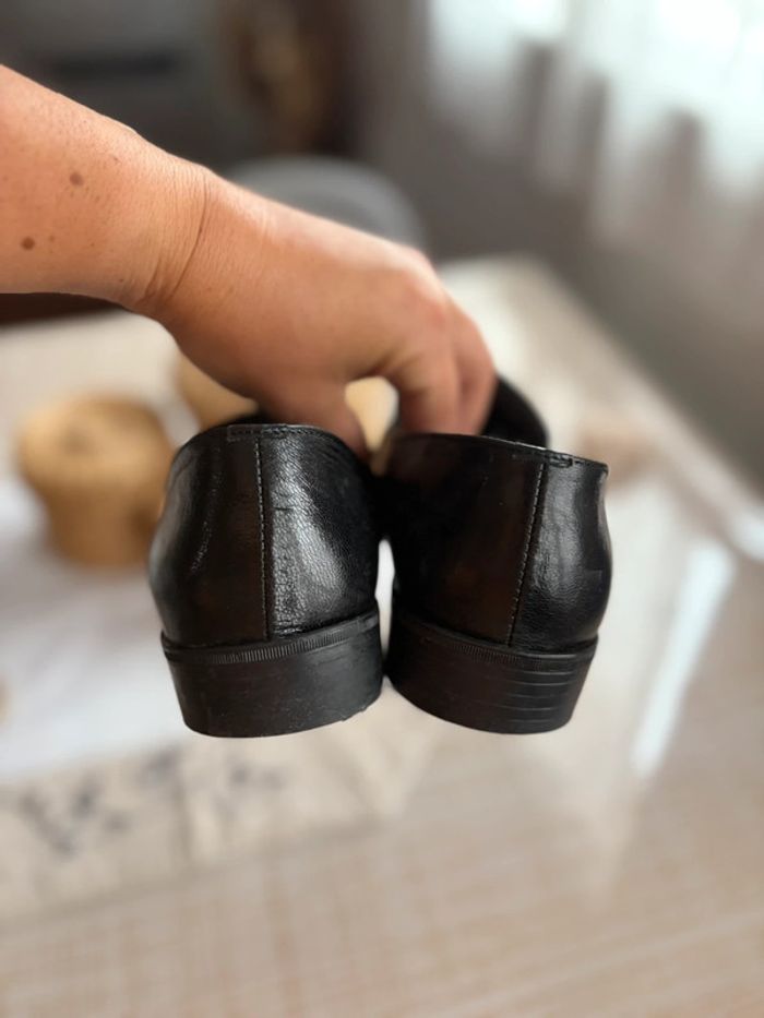 Mocassin Pierre Vyllar - 100% cuir - noir made in france - pointure 39 - photo numéro 5