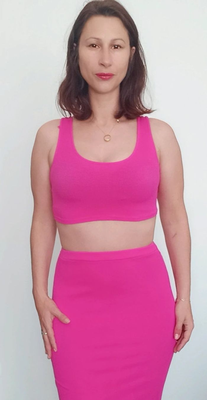 Ensemble Top crop jupe sexy - photo numéro 4