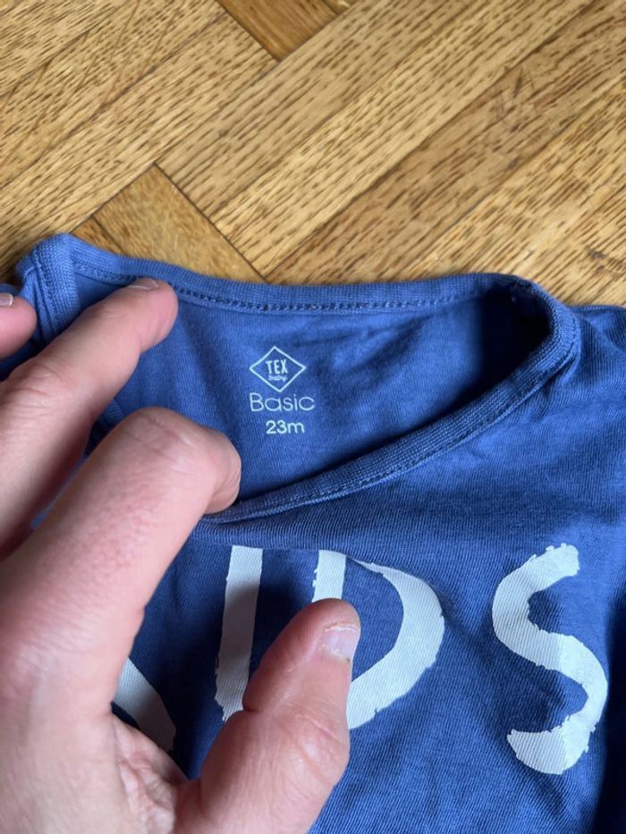Lot 4 t-shirt fin manches longues 23mois Tex Baby - photo numéro 6