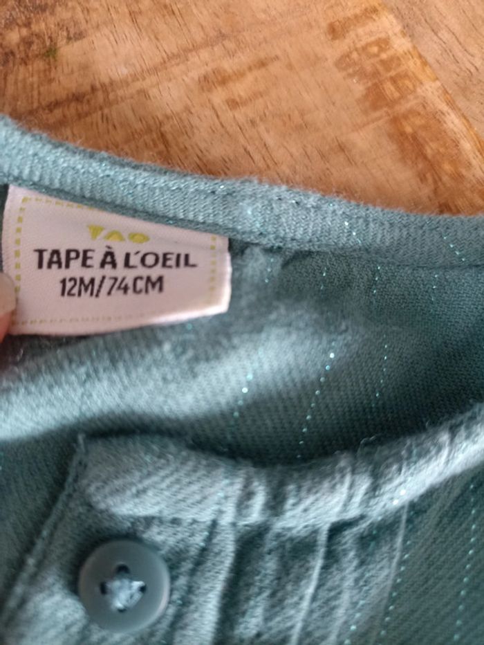 Combinaison pantalon fille 12 mois - photo numéro 3