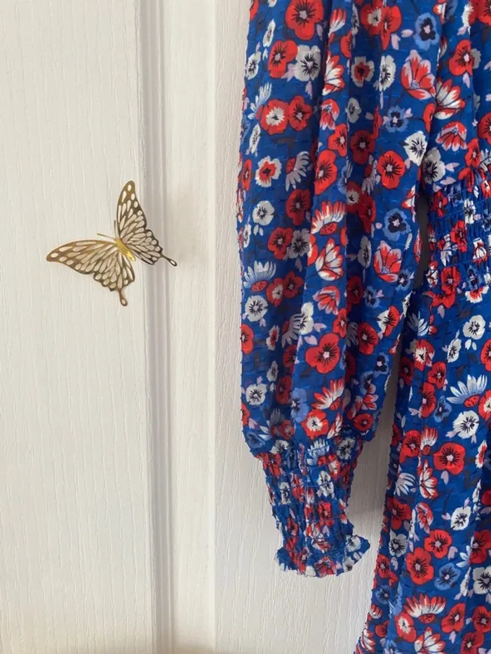 Robe fleurie manches longues - photo numéro 3