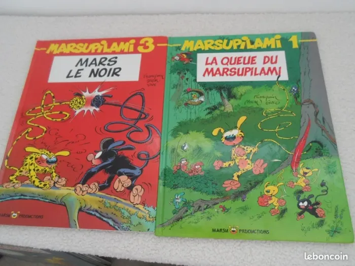 4 livres marsupilami 1 3 4 7 bien LIRE - photo numéro 2