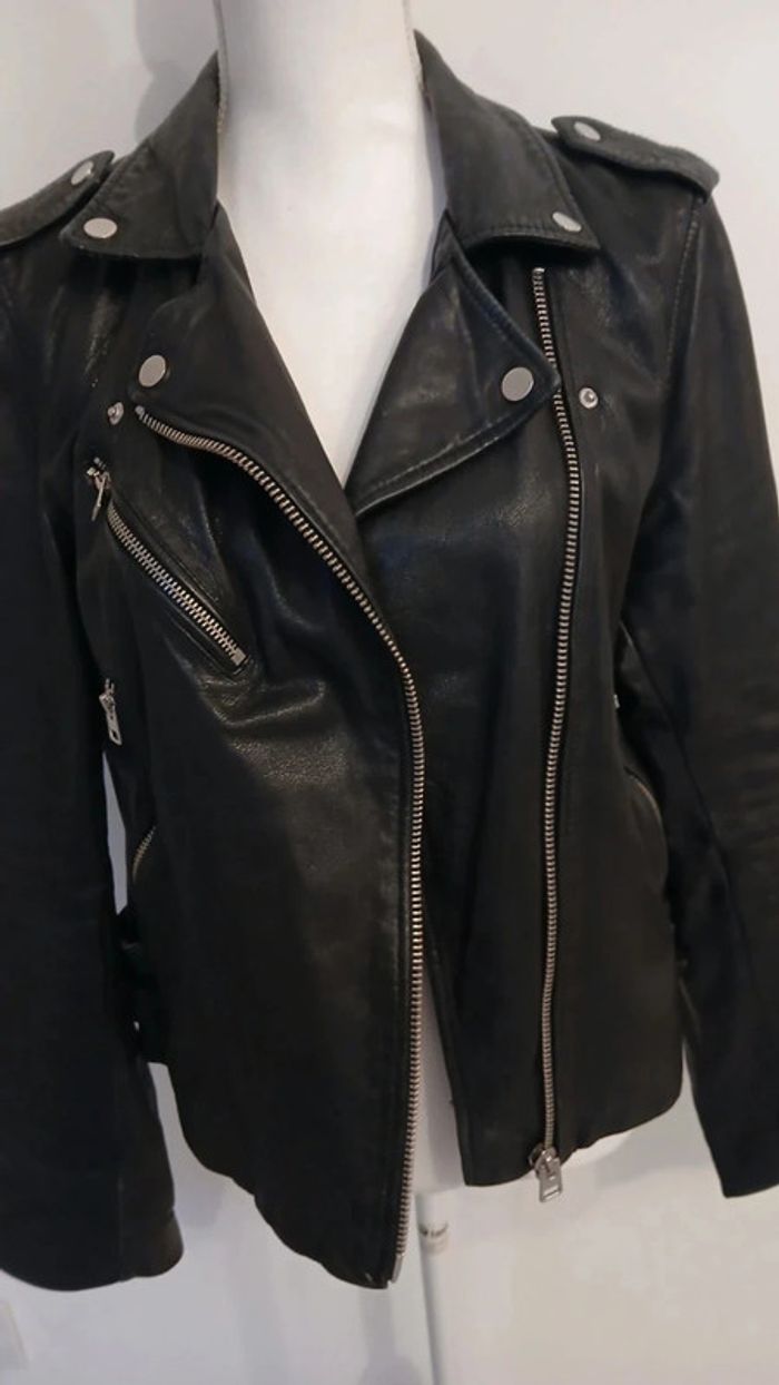 Perfecto en cuir Pull & Bear - photo numéro 7
