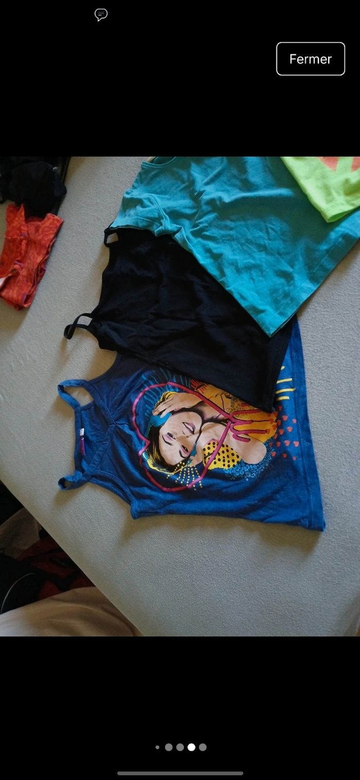 Lot de 12 hauts fille t.8/10 ans - photo numéro 4