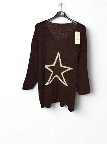 Pull doux hiver, grande taille
