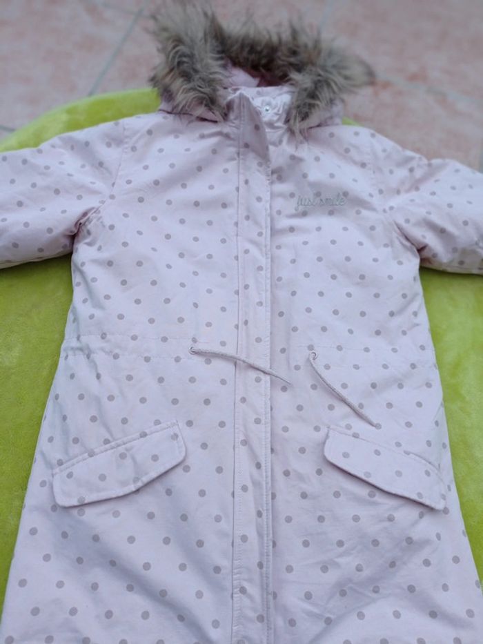 Manteau 3 en 1 rose pâle taille 14 ans Vert Baudet