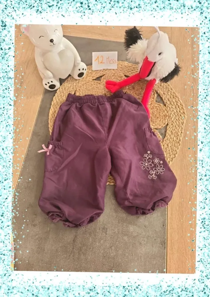 Lot pantalons 12 mois - photo numéro 2