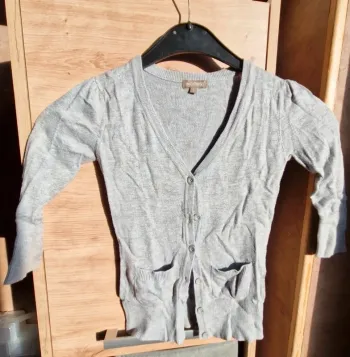 Gilet gris 3 ans