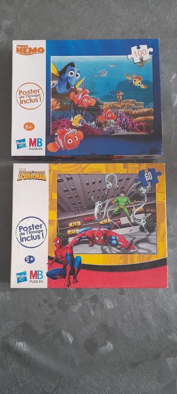 2  puzzles enfants