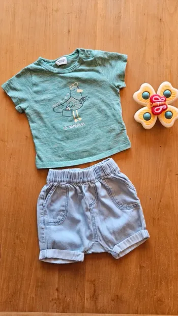 Ensemble été bébé 6 mois