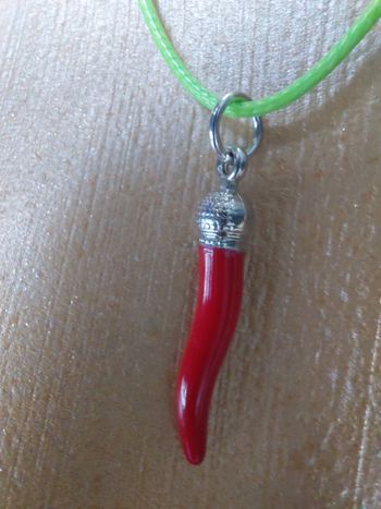 Pendentif amulette corne de Naples