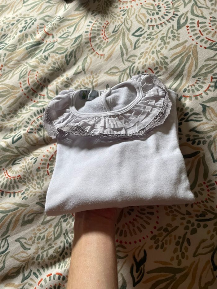 Pull col dentelle 6 ans