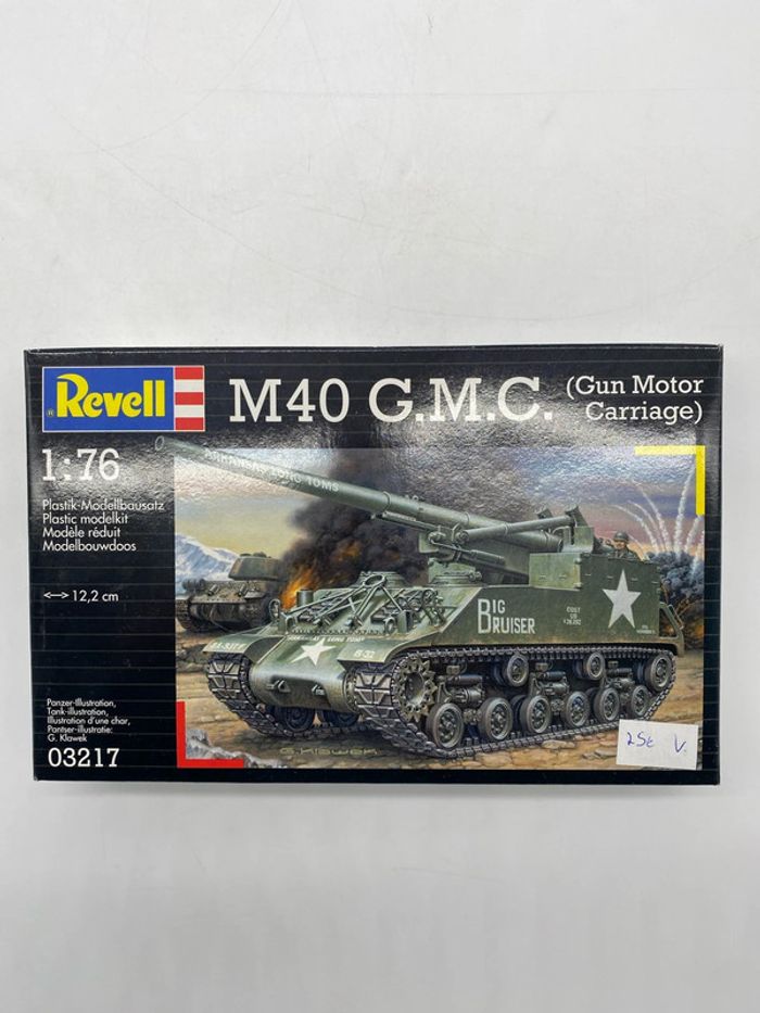 Revell maquette M40 GMC gun motor carriage