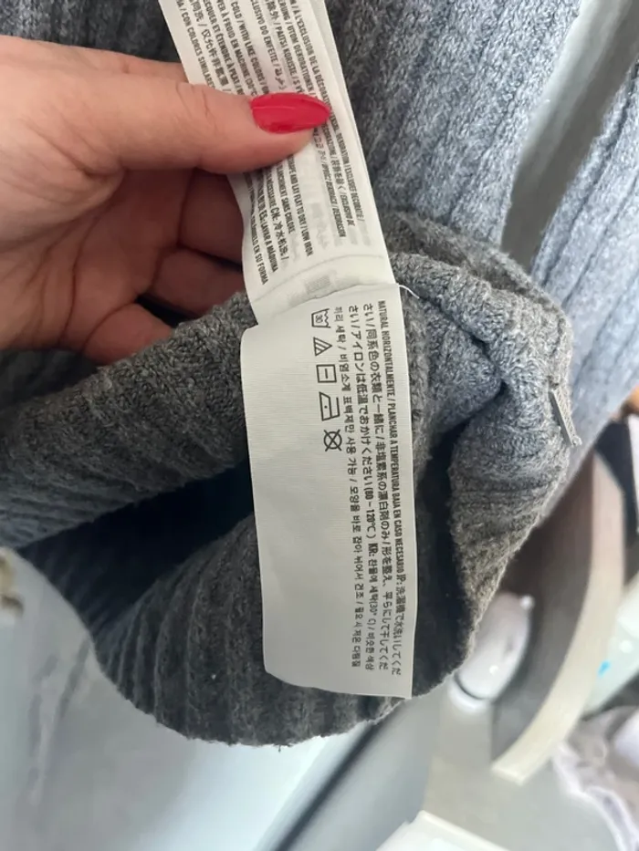 Robe pull gris - photo numéro 4