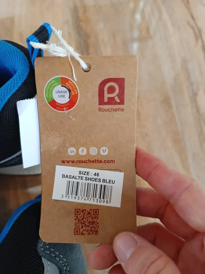 Chaussures de sécurité Rouchette pointure 46 neuf - photo numéro 3