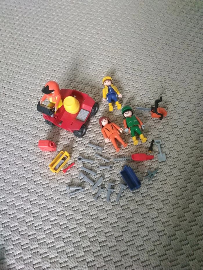 Playmobil personnages et outils