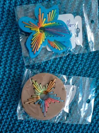 Lot 2 paires de boucles d'oreilles