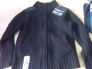 Gilet en laine noir