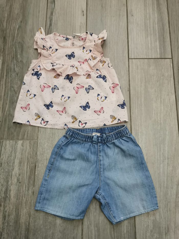 Short et haut bébé 18-24 mois H&M