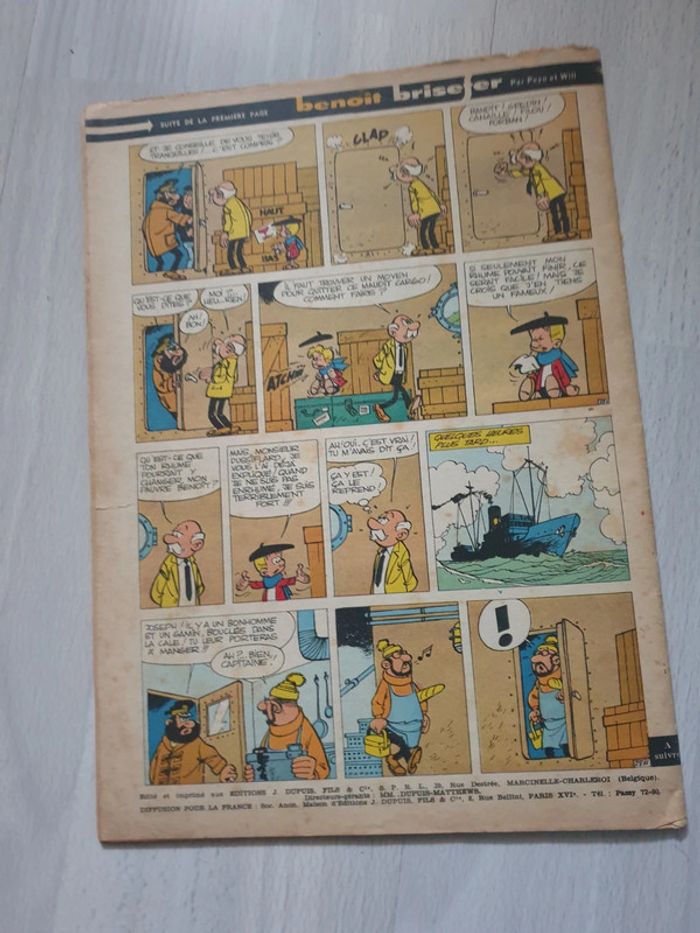Sublime spirou ancien vintage - photo numéro 3