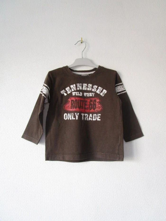 T-shirt marron Tape à l'œil 3 ans TBE