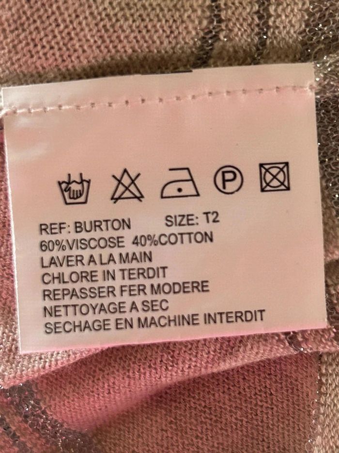 Pull léger Téquila Solo 38/40 neuf - photo numéro 5
