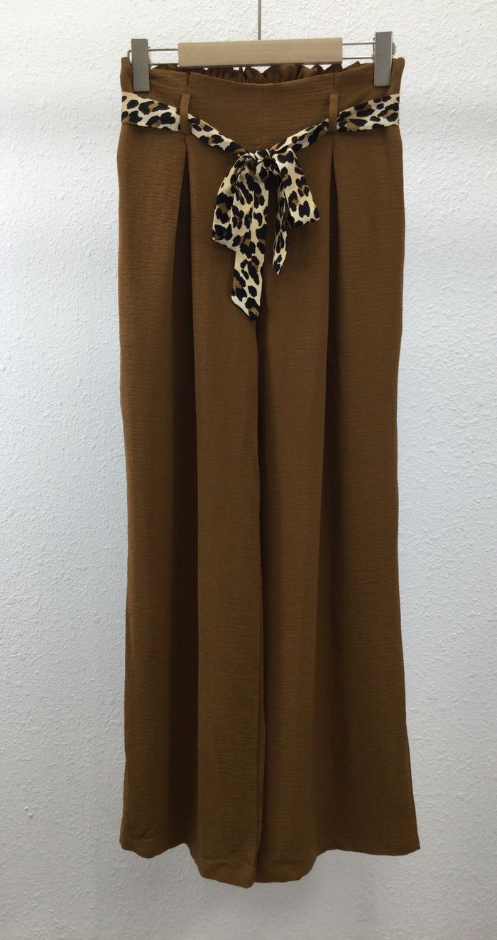 Pantalon fluide camel taille 44 - photo numéro 3