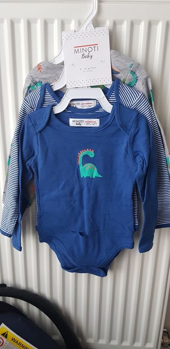 Lot de 3 bodies garçon