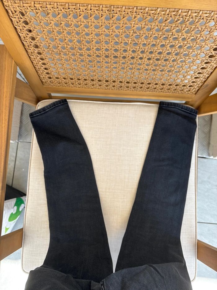 Jean noir skinny zara taille 38 - photo numéro 8