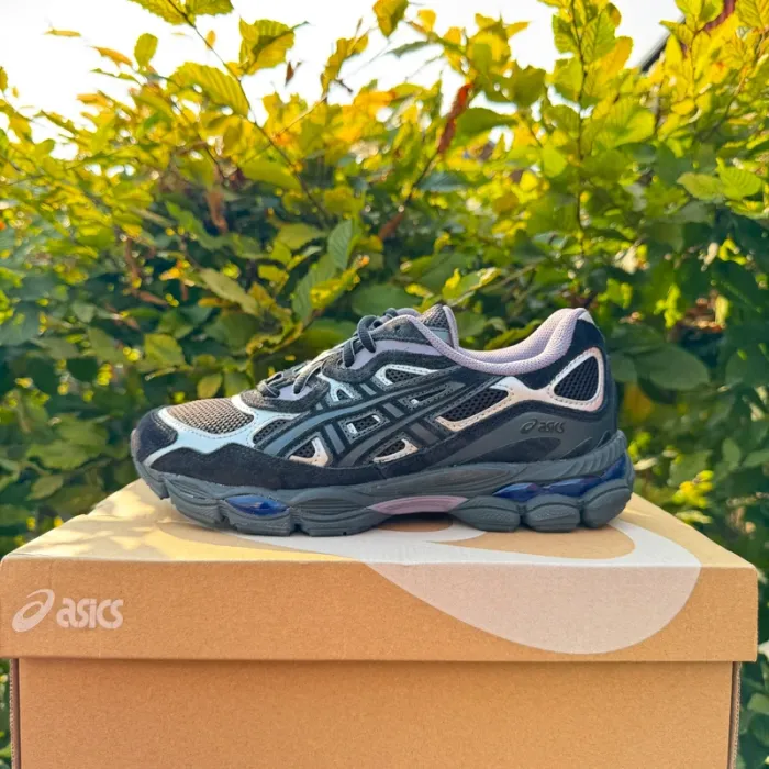 Asics Gel NYC - Black Purple Graphite grey - Violet noir - Taille 38
