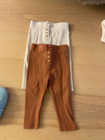 2 leggings 9 mois