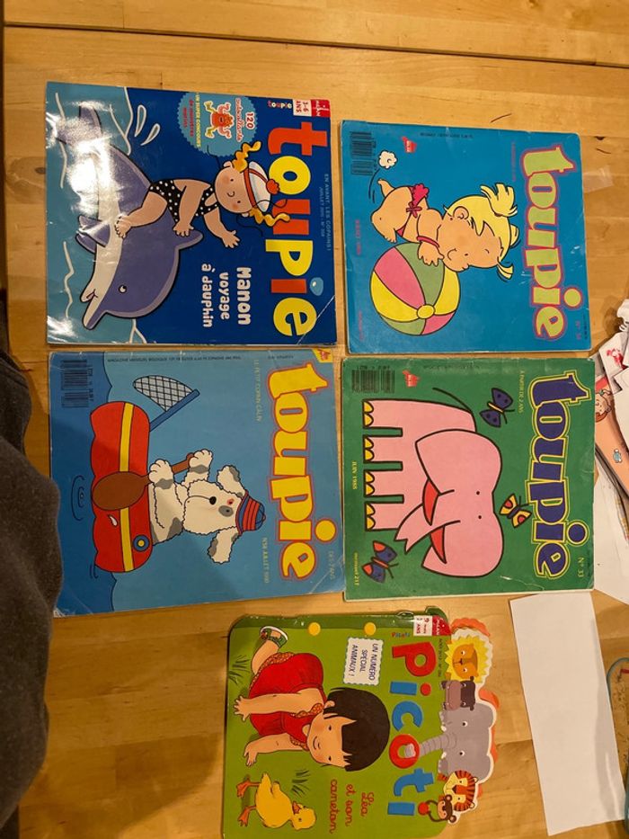 Lot de magazines toupie vintage