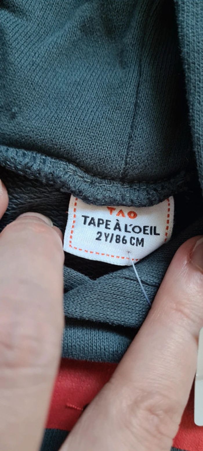 Sweat à capuche TAO 2 ans - photo numéro 4