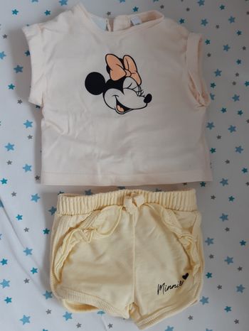 Ensemble short + T-shirt Minnie