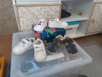 Lot de chaussure garçon mi saison été  taille 19