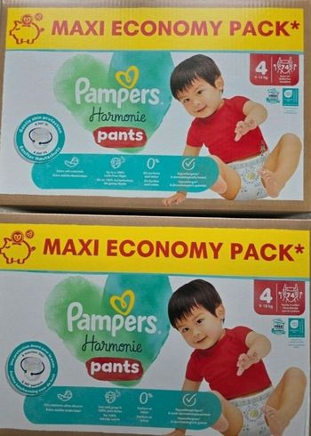 Couches pampers harmonie pants T4 