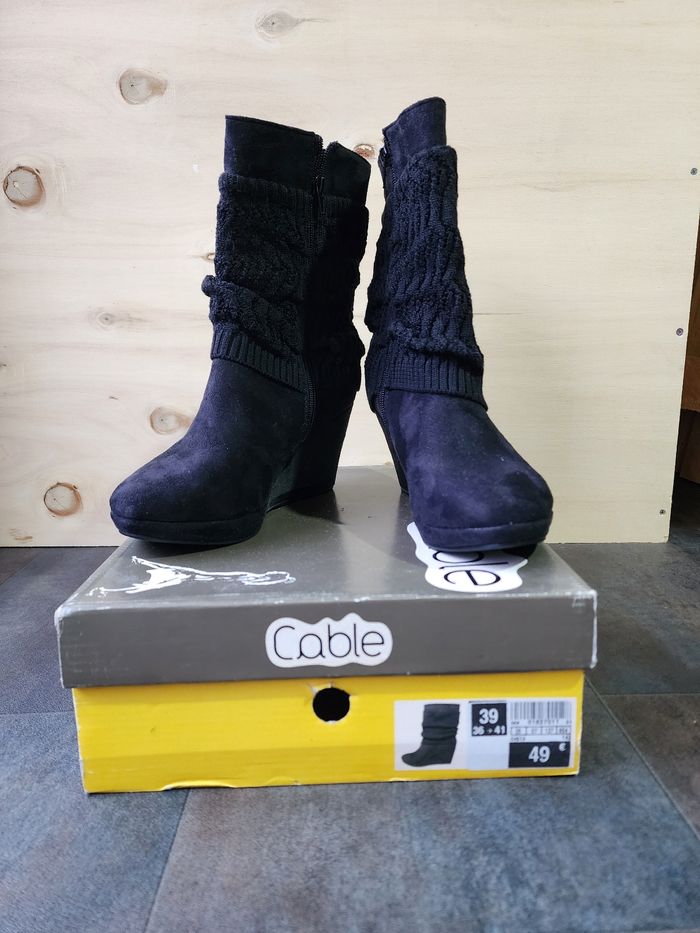 Bottines noires neuves