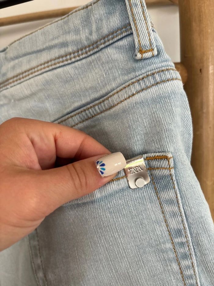 Jean bleu clair Zara taille 38 - photo numéro 11