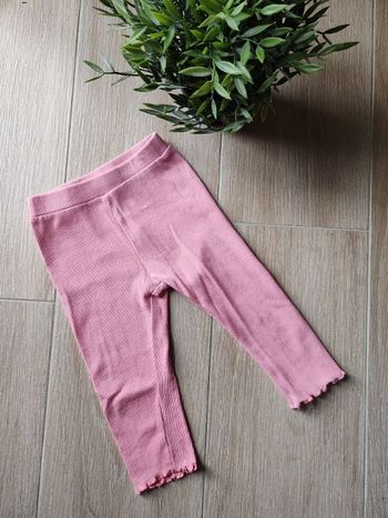 Legging côtelé rose Kiabi 18 mois 🌸