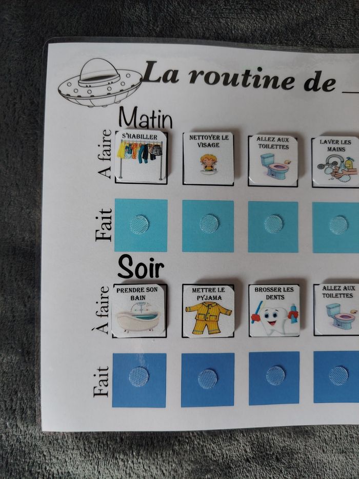 Ma routine du matin et soir pour garçon - photo numéro 4