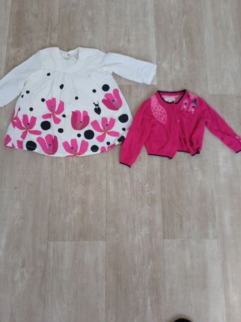 Robe et gilet catimini