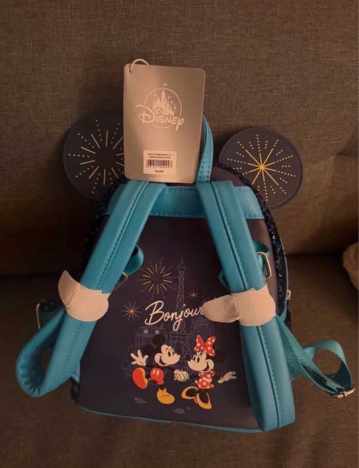 Sac à dos loungefly Disneyland Paris Mickey Minnie Paris paillettes Disney - photo numéro 2