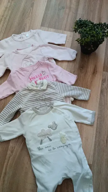 Lot de 5 pyjamas velours