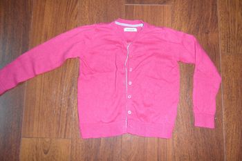 Gilet cardigan rose Fille, Okaidi, Taille 5 ans